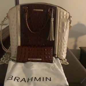 Brahmin purse and matching wallet. Gently used